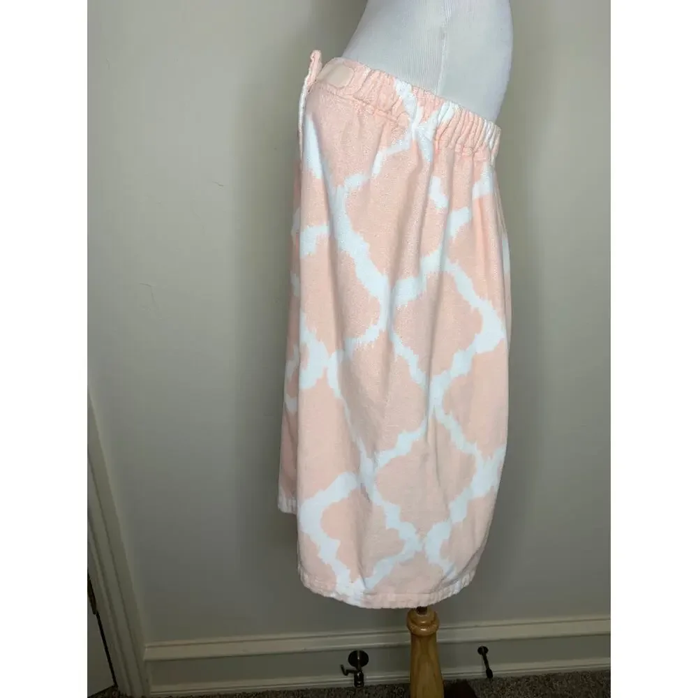 Threshold Pink Velour Wrap Towel Dorm Sorority OSFA